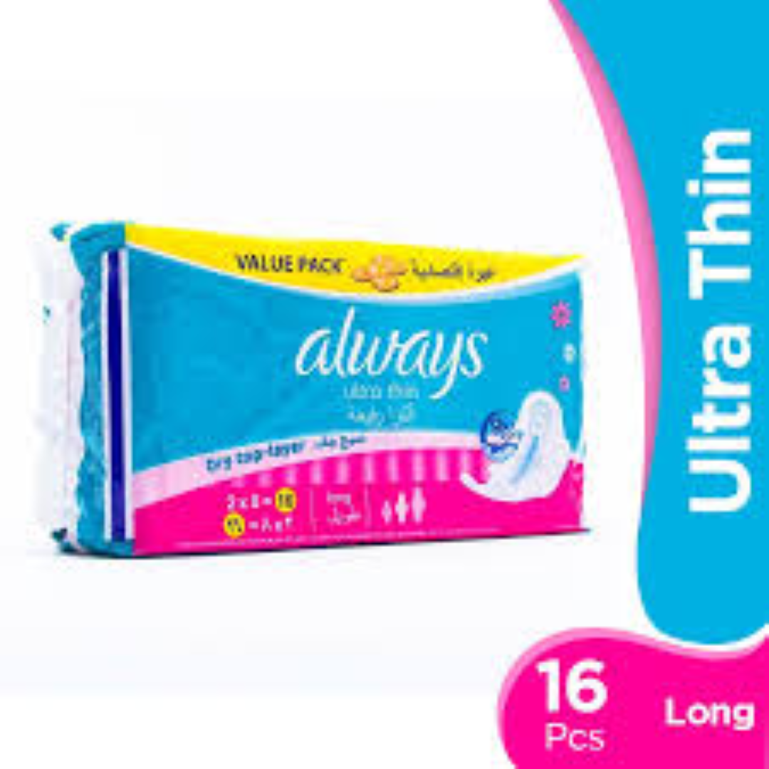 ALWAYS ULT THIN LONG DUO 12X16 QUEENS
